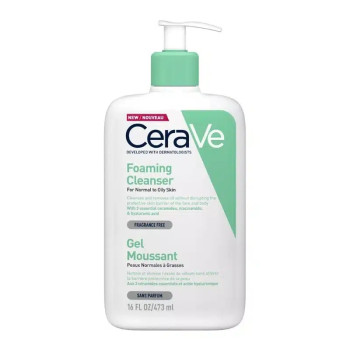 ژل شستشو پوست نرمال تا چرب سراوی مدل Foaming Cleanser حجم 473 میلی لیتر ژل شستشو پوست نرمال تا چرب سراوی مدل Foaming Cleanser حجم 473 میلی لیتر