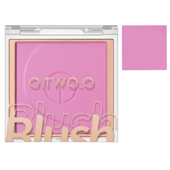 رژگونه جامد مخملی SILKY GLOW او تو او مدل PINK