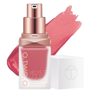 رژگونه مایع مات VELVET LIQUID او تو او مدل 01