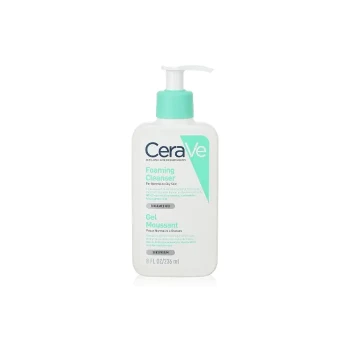 ژل شستشو پوست نرمال تا چرب سراوی مدل Foaming Cleanser حجم 236 میلی لیتر