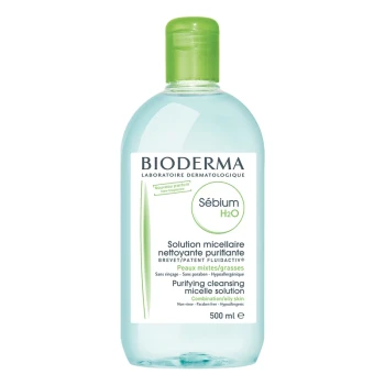 میسلار واتر پوست چرب و مختلط بایودرما مدل Sebium H2O حجم 250 میلی لیتر